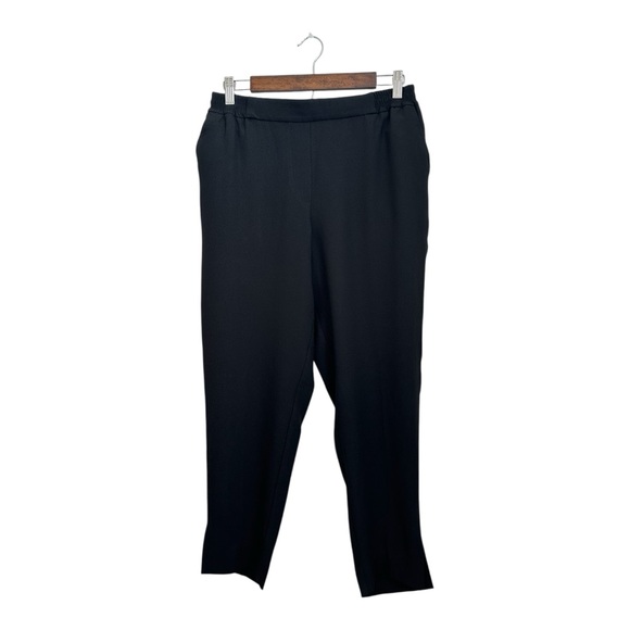 Anthropologie Pants - Anthropologie Women's Black Polyester Elastic Waist Ankle Pants Size S